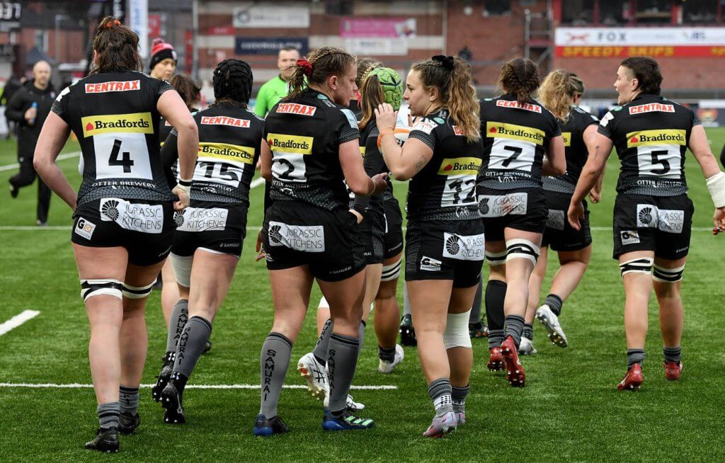 Gloucester Hartpury V Exeter Chiefs Women Premiership Women's Rugby 02/03/2024.