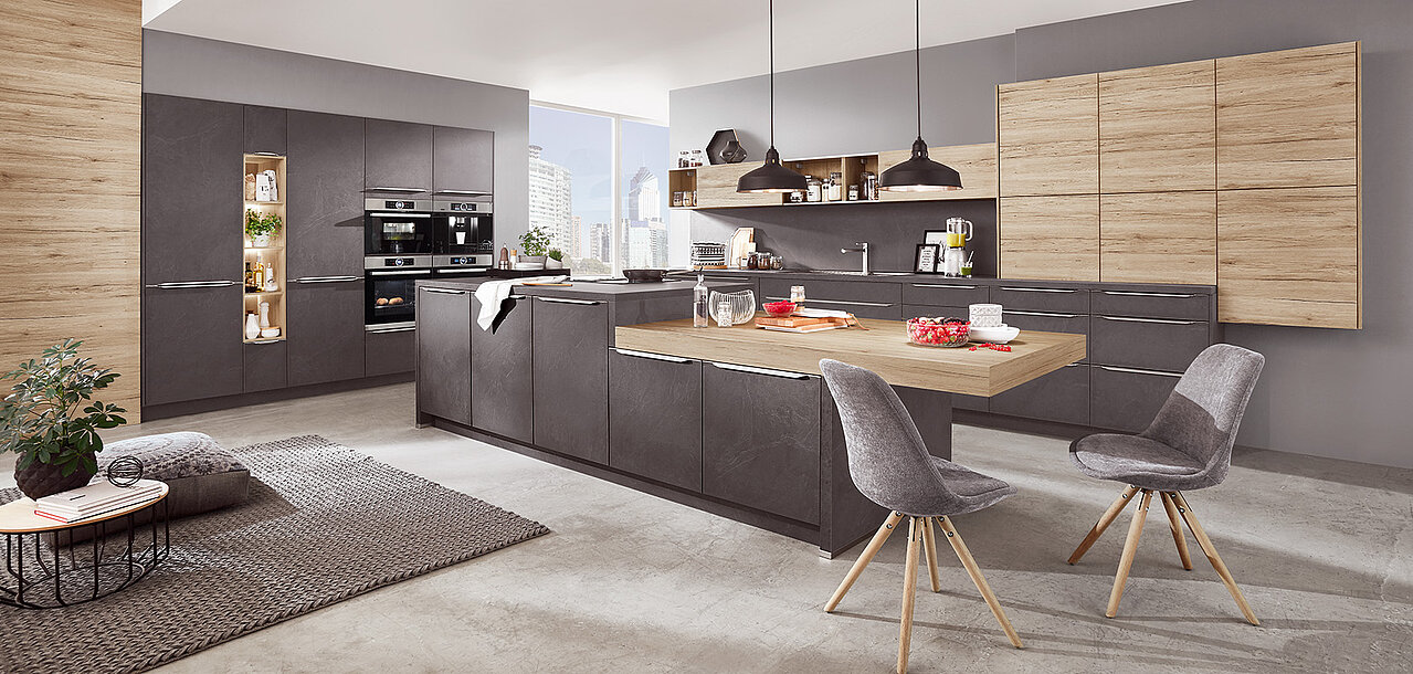 STONEART 303 Nobilia Kitchens - Jurassic Kitchens & Living Spaces