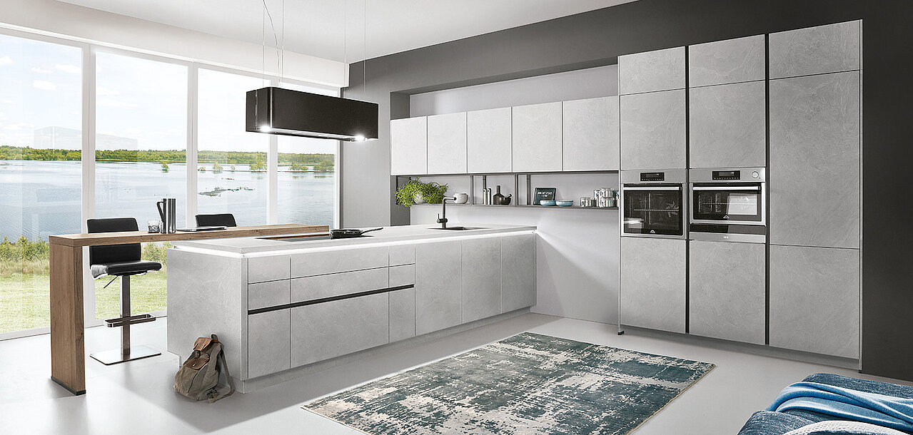 STONEART 304 Nobilia Kitchens - Jurassic Kitchens & Living Spaces
