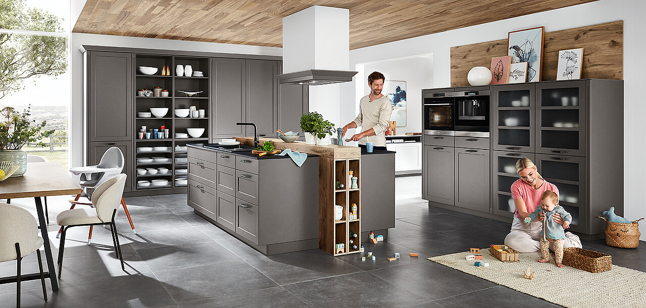 NORDIC 786 Nobilia Kitchens - Jurassic Kitchens & Living Spaces
