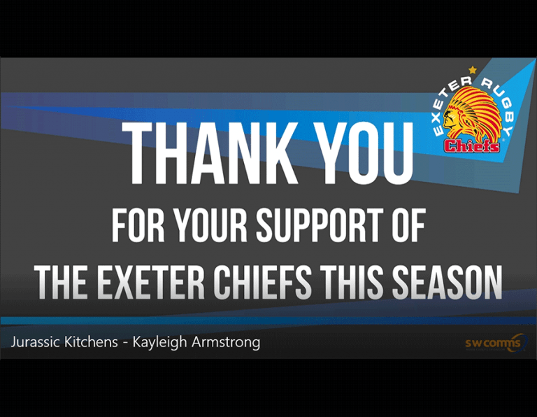 Exeter Chiefs Thank You