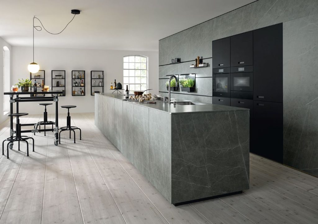 Ceramic Marble Grigio Kitchen